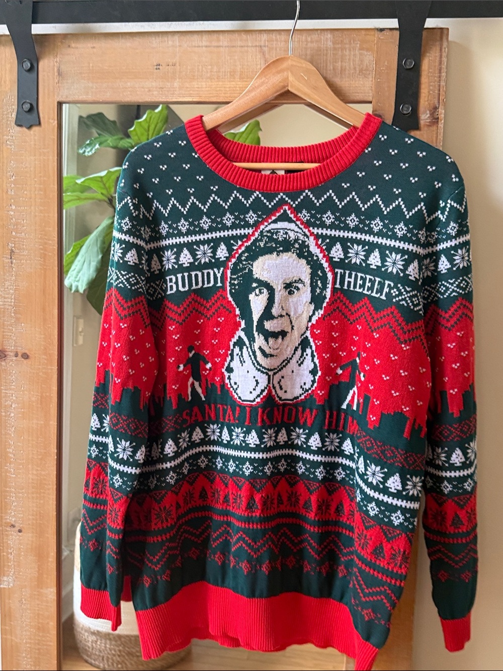 ELF Buddy the Elf Ugly Christmas Sweater Size XL